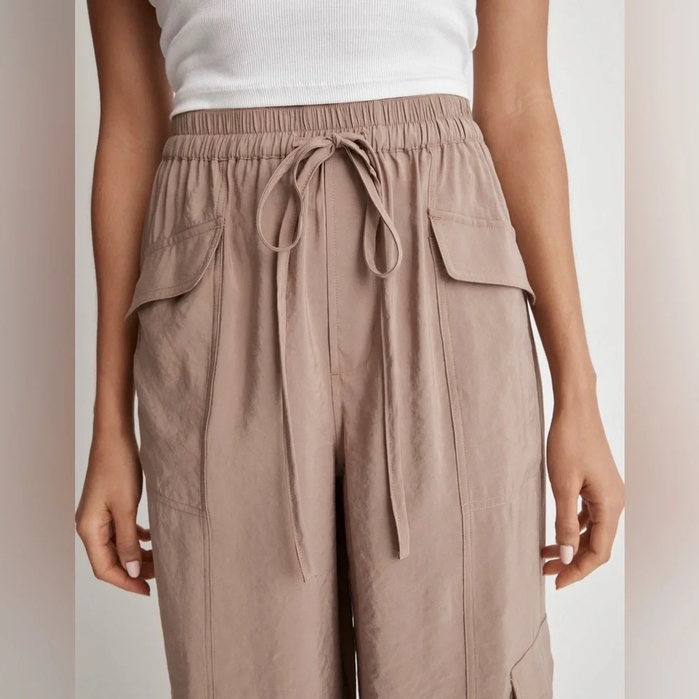 NWOT Madewell Straight Cargo Pants in Softdrape 2X - Picture 4 of 13